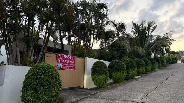 The street and the sliding gate